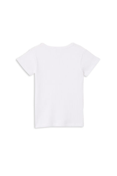 Milky - White Rib Tee